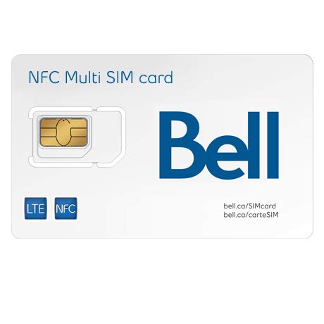 bell lte nano nfc sim card|bell canada sim activation.